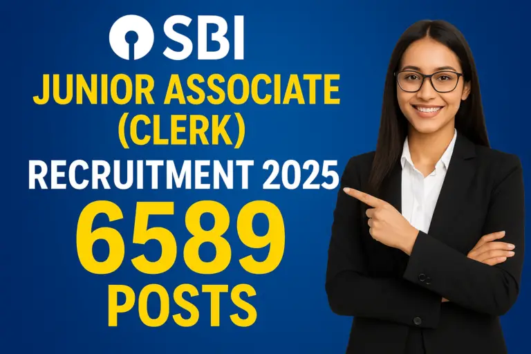 SBI Clerk Bharti 2025