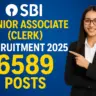 SBI Clerk Bharti 2025