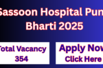 Sassoon Hospital Pune Bharti 2025