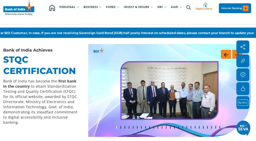 Bank of India – BOI Bharti 2025