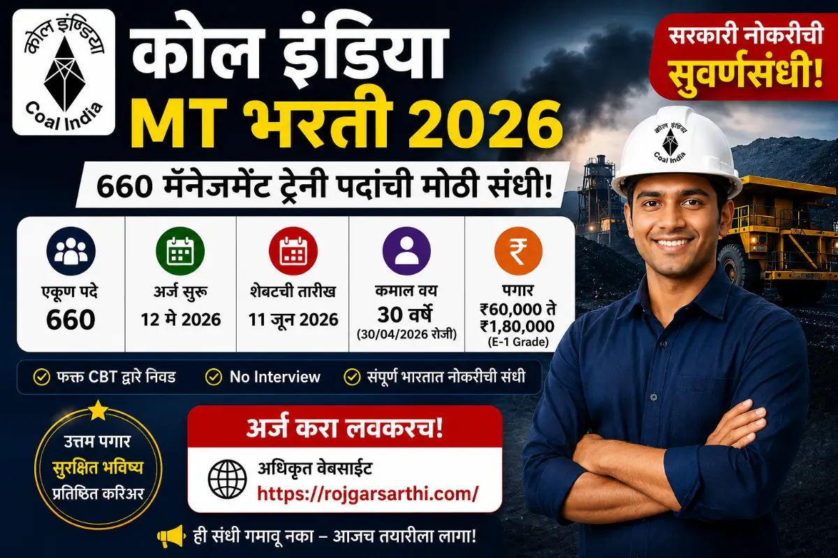 Coal India MT Recruitment 2026