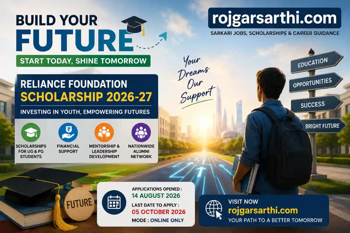 Reliance Foundation Scholarship 2026-27